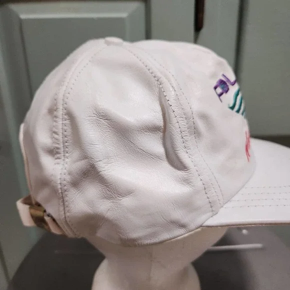 VTG Polaris WaterCraft Water Craft Leather Adjustable Strapback Hat Cap